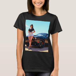 Camiseta menina do carro
