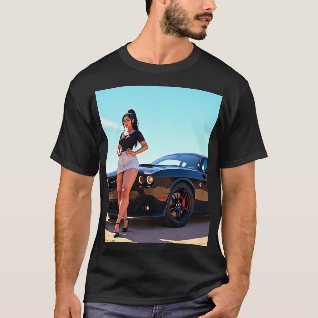 Camiseta menina do carro (Frente)