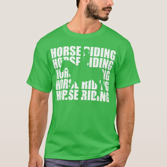 Camiseta Menina do Cavalo Andando (Frente)