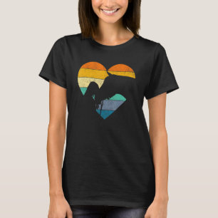 Camiseta Menina do Cavalo Coração Eu Amo Cavalos Hipismo Ca