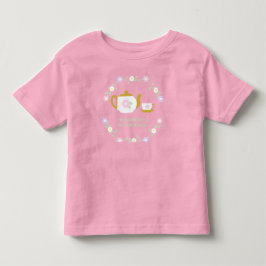 Camiseta Menina do Chá para Dois no 2º Aniversário