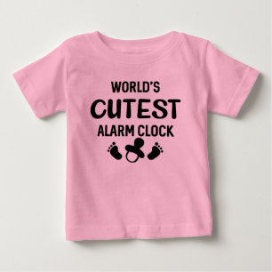 Camiseta Menina do despertador mais engraçada do mundo