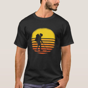 Camiseta Menina do Detector de Metais Detectorista do Crepú
