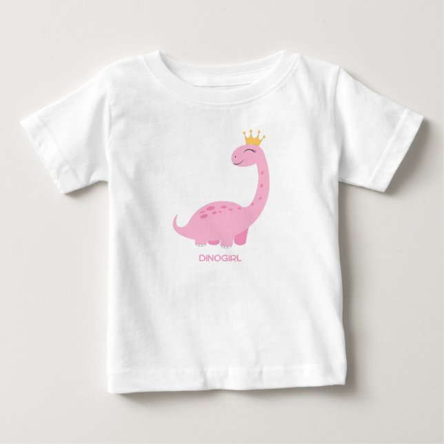 Camiseta Menina do dinossauro (Frente)