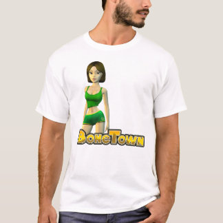 Camiseta Menina do exercício de BoneTown