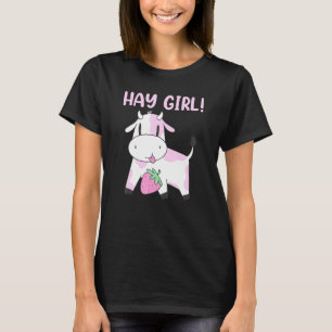 Camiseta Menina do Feno Cabeça de Novilha Vida na Fazenda V