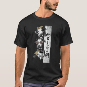 Camiseta Menina do Feno Vaca Leiteira de Feno