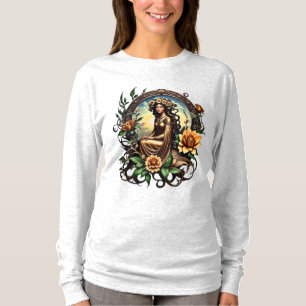 Camiseta Menina do Flor