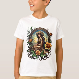 Camiseta Menina do Flor