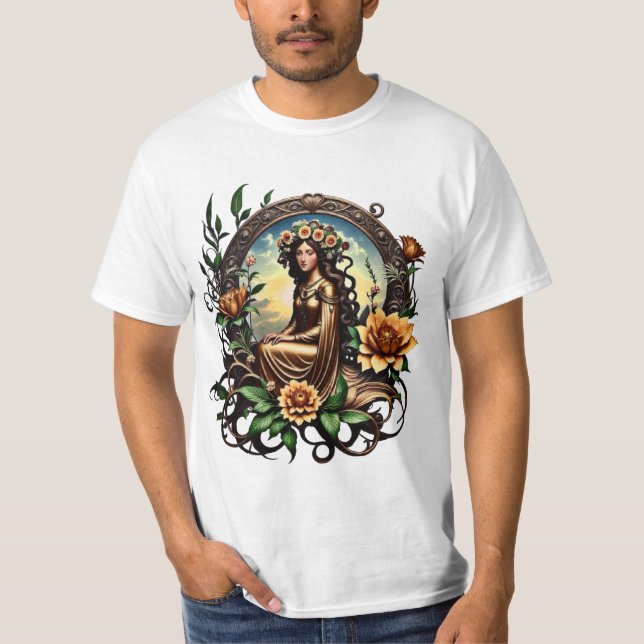Camiseta Menina do Flor (Frente)