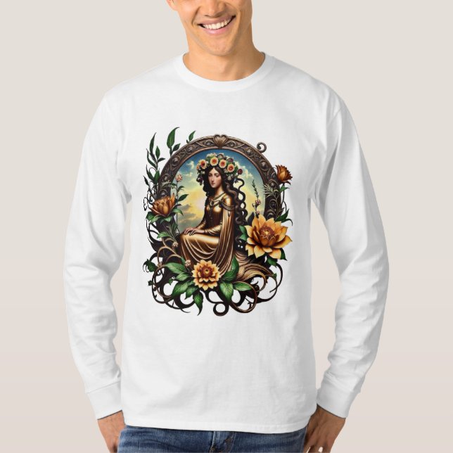 Camiseta Menina do Flor (Frente)