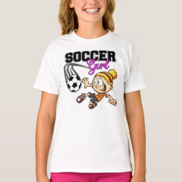 Camiseta Menina do futebol