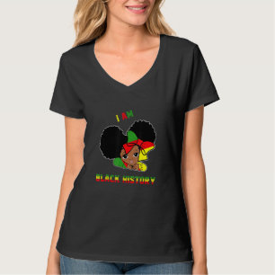 Camiseta Menina do Mês da História Negra História Negra Bon