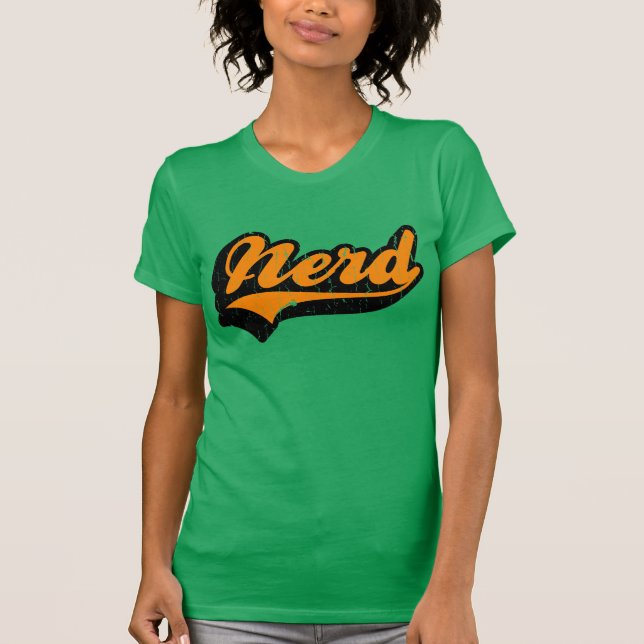 Camiseta Menina do nerd (Frente)