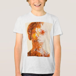 Camiseta Menina do outono 11