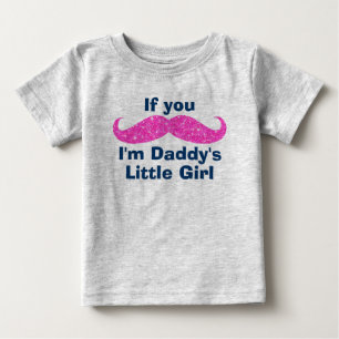 Camiseta Menina do Pai do bigode