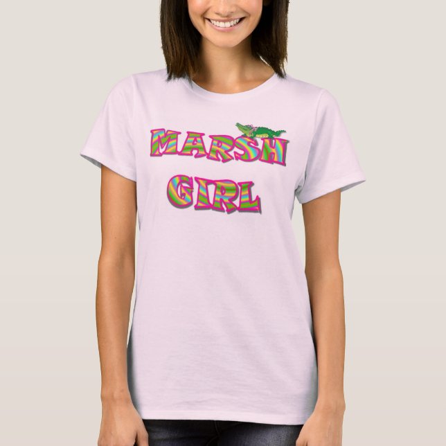 Camiseta menina do pântano 12-05m (Frente)