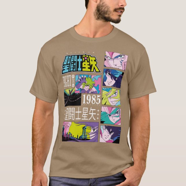 Camiseta Menina do Saint Seiya retrô (Frente)