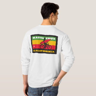 Camiseta Menina do surfista de Rasta Cruz de Stephen Hosmer