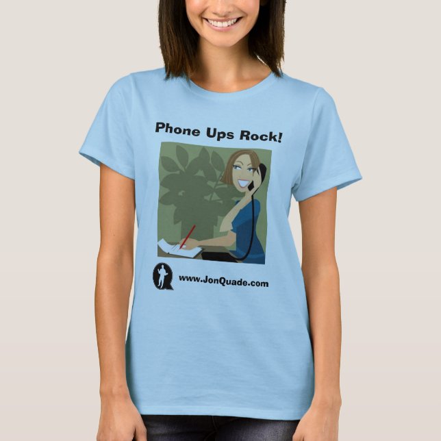 Camiseta Menina do telefone (Frente)