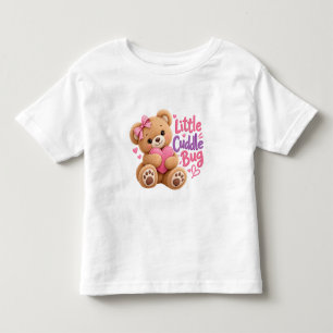 Camiseta Menina do Ursinho de Pelúcia (Menina)