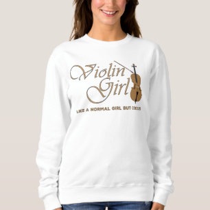 Camiseta Menina do Violino, como uma garota normal, mas mai