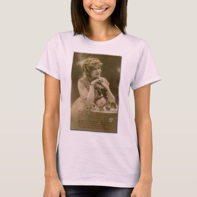 Camiseta Menina Doce, Paris França (Frente)