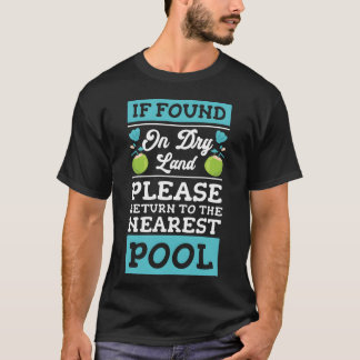 Camiseta Menina dos Amigos do Jardim Nadador