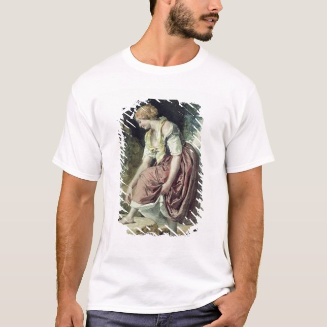 Camiseta Menina em uma canalização (Frente)