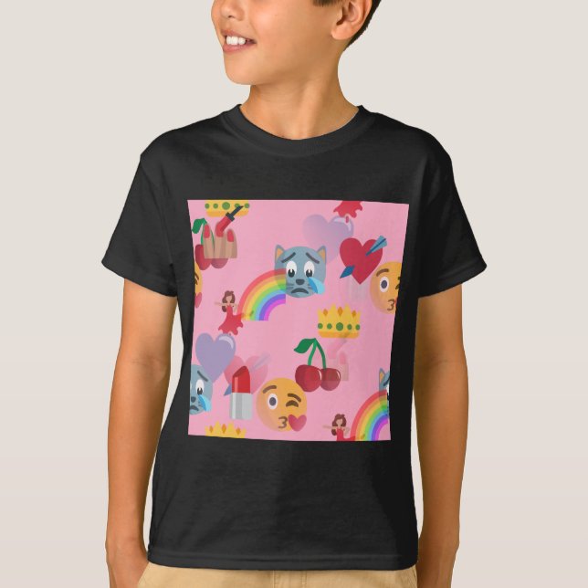 Camiseta menina emoji (Frente)