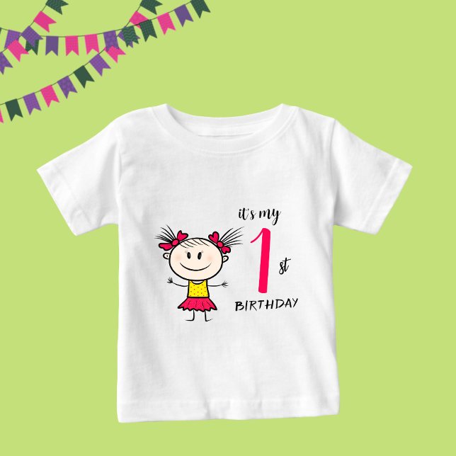Camiseta Menina engraçada (Criador carregado)