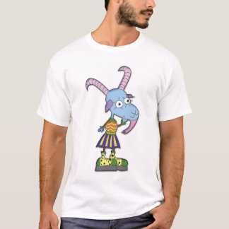 Camiseta Menina engraçada da cabra