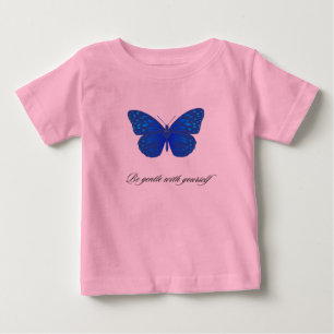 Camiseta menina especial positiva, seja gentil design