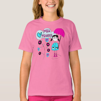 Camiseta Menina eu amo poças de lama
