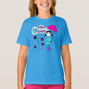 Camiseta Menina eu amo poças de lama