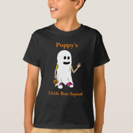 Camiseta Menina fantasma do Halloween Pequena Boo da Poppy