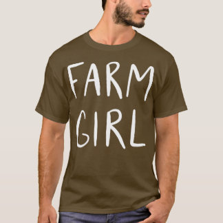 Camiseta Menina fazenda Mulher Mãe Mãe Cultivando Ag Lady