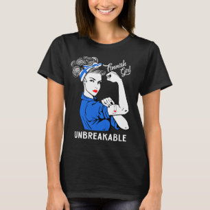 Camiseta Menina finlandesa inquebrável