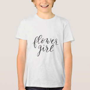 Camiseta Menina Flower Engraçado Bridal Noiva Groom Premi