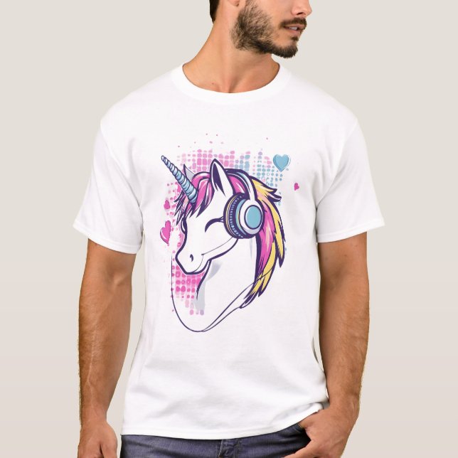 Camiseta Menina Gamer Unicórnio (1) (Frente)