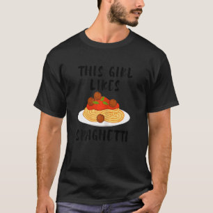 Camiseta Menina Gosta De Espaguete Chef De Massas Italianas