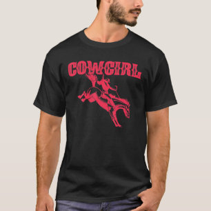 Camiseta Menina Gráfico Western Riding Horse Count