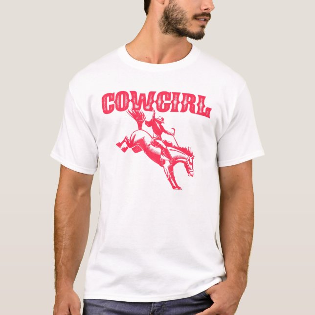 Camiseta Menina Gráfico Western Riding Horse Count (Frente)