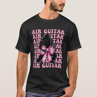 Camiseta Menina Guitarrista de Guitarrra Air Coquete Laço R