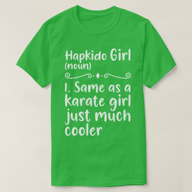 Camiseta Menina Hapkido (Frente do Design)