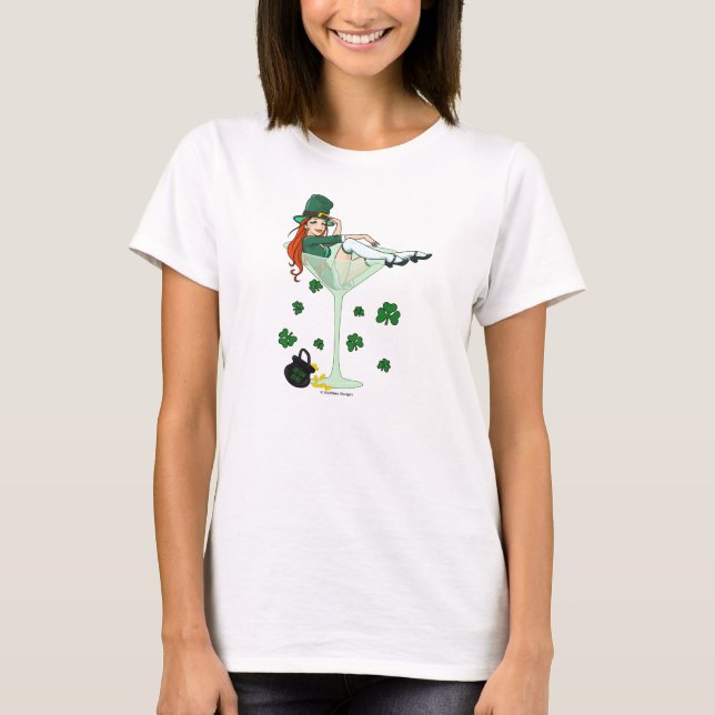 Camiseta Menina irlandesa Martini (Frente)