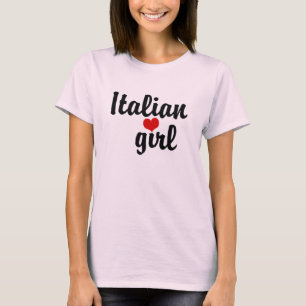 Camiseta menina italiana
