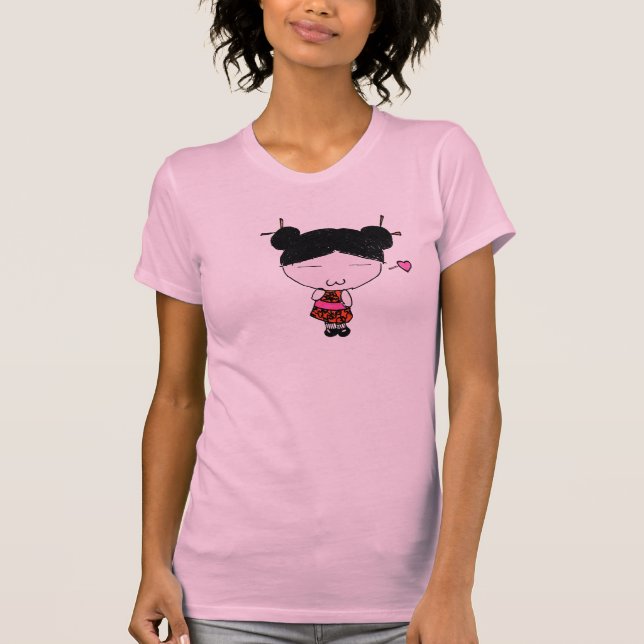 Camiseta Menina japonesa (Frente)