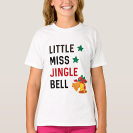 Camiseta Menina Jingle Bell // Crianças de Natal