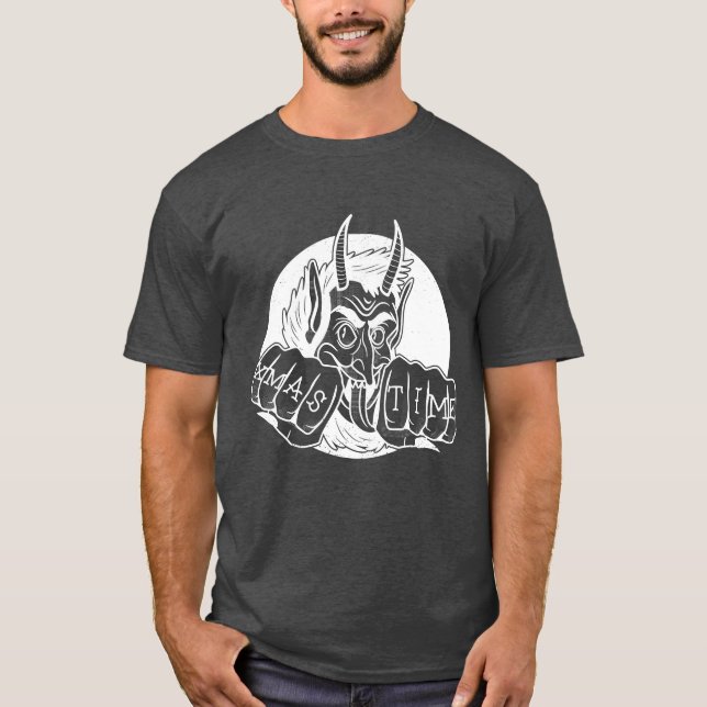 Camiseta Menina Krampus Natal (Frente)
